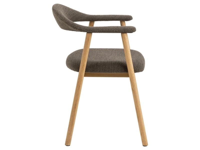 Krzesło Addi brązowe/ dąb Monza 40 - ACTONA